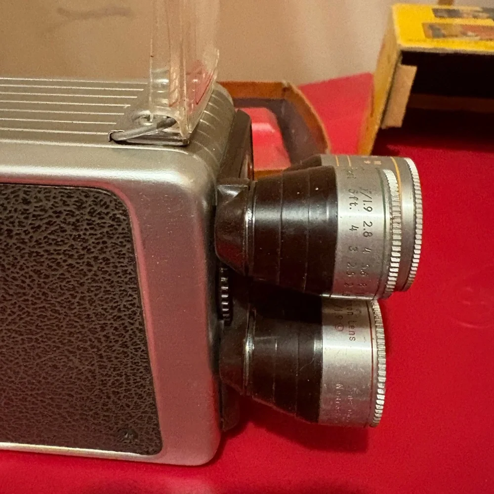 Kodak Brownie Movie Camera - Yellow and Black